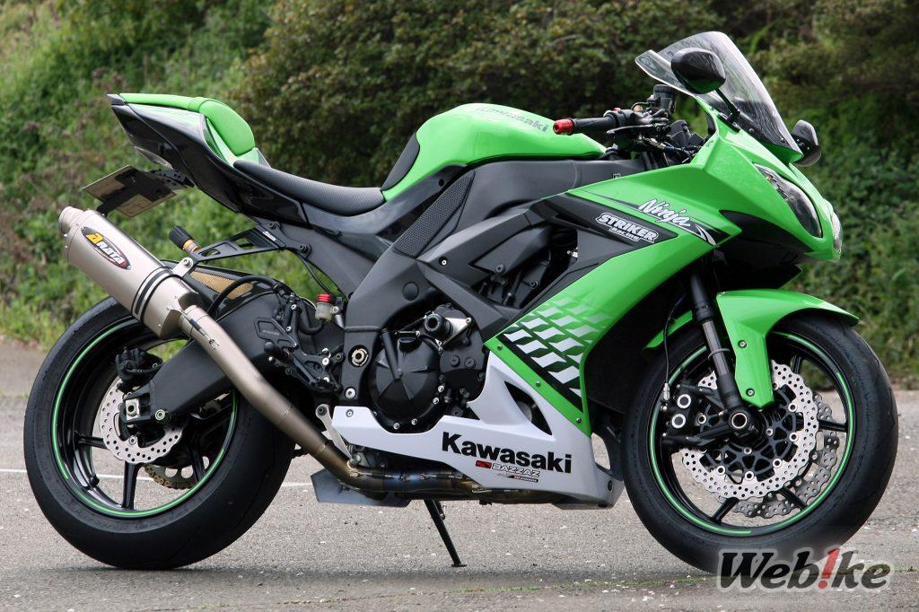 Sowohl auf der Rennstrecke als auch auf der Straße: ZX-10R Custom