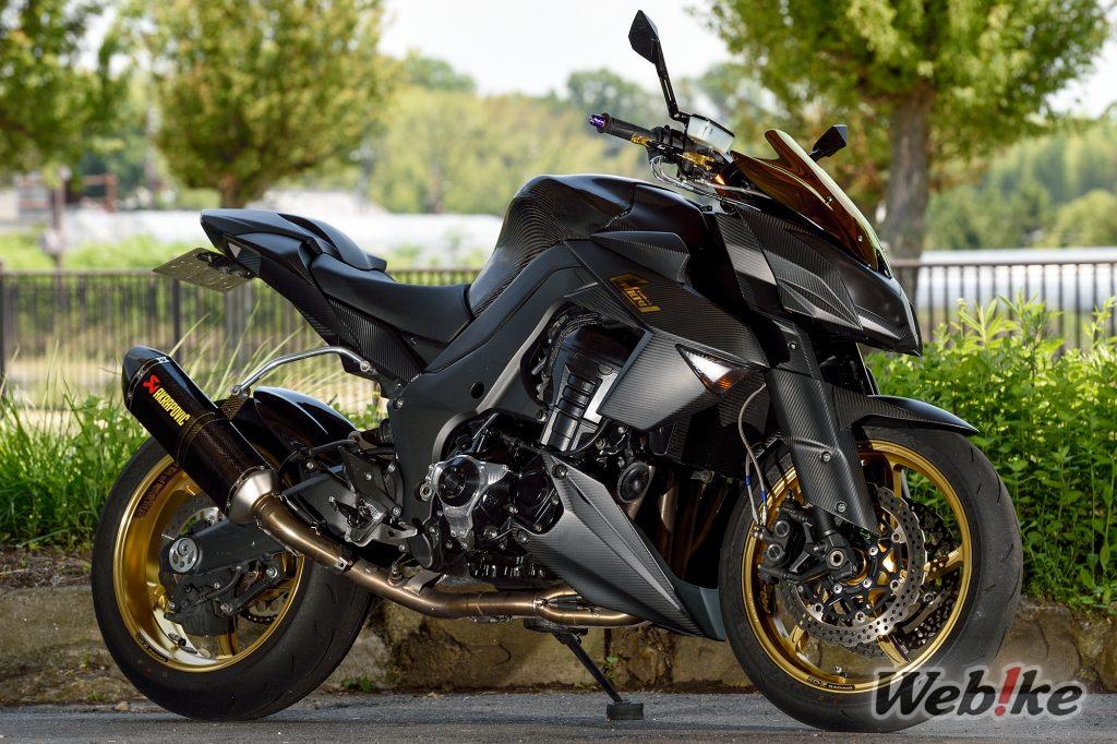 Mattschwarze Karosserie unterstreicht die Individualität: Z1000 Custom