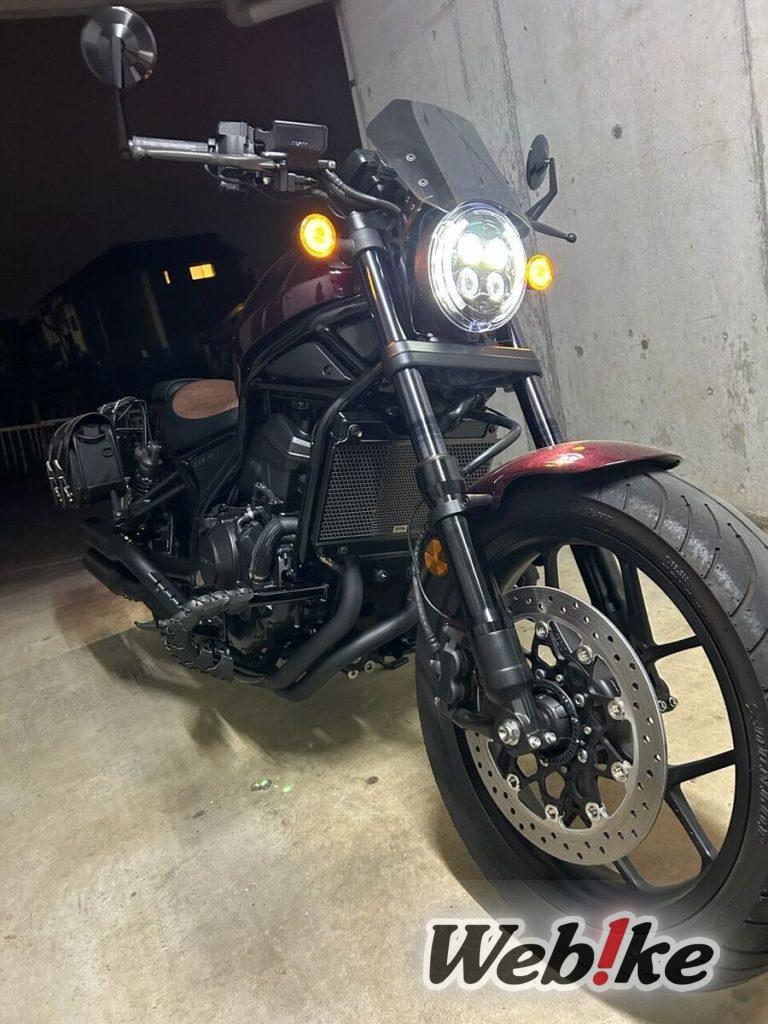 Gibt es eine wachsende Nachfrage nach Motorrädern mit großem Hubraum: HONDA REBEL 1100 Benutzerdefiniert