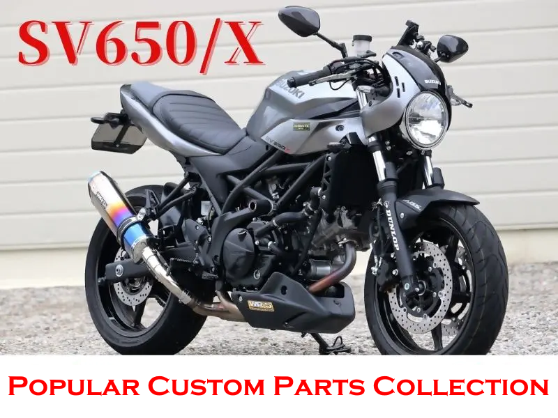 Wir stellen eine Sammlung beliebter Custom-Teile für die SV650/X vor!