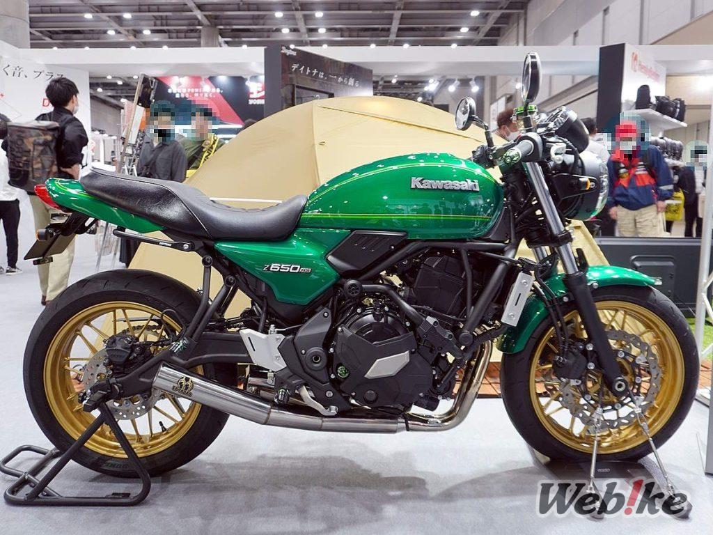Z650RS Demo-Motorrad von DAYTONA voll mit Prototypen! SP Tadao’s Musterauspuff ist ein Muss!