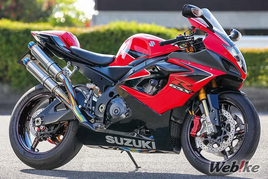 Hinreißend in Rot: SUZUKI GSX-R1000 Benutzerdefiniert von Shabon Dama
