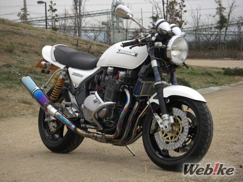 Von Schwarz zu Weiß: KAWASAKI ZEPHYR1100 Benutzerdefiniert