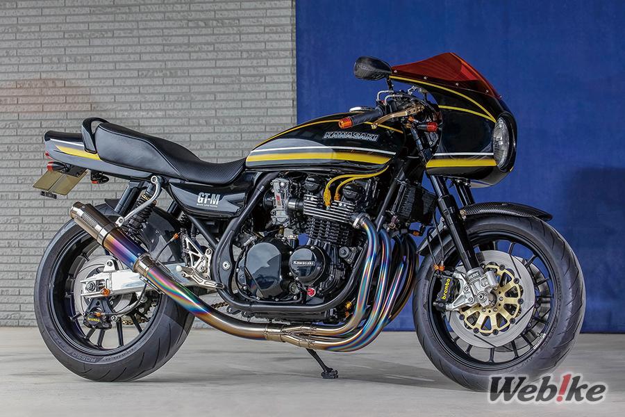 Moderne Leistung, klassischer Stil: KAWASAKI ZEPHYR750 Benutzerdefiniert von BULL DOCK