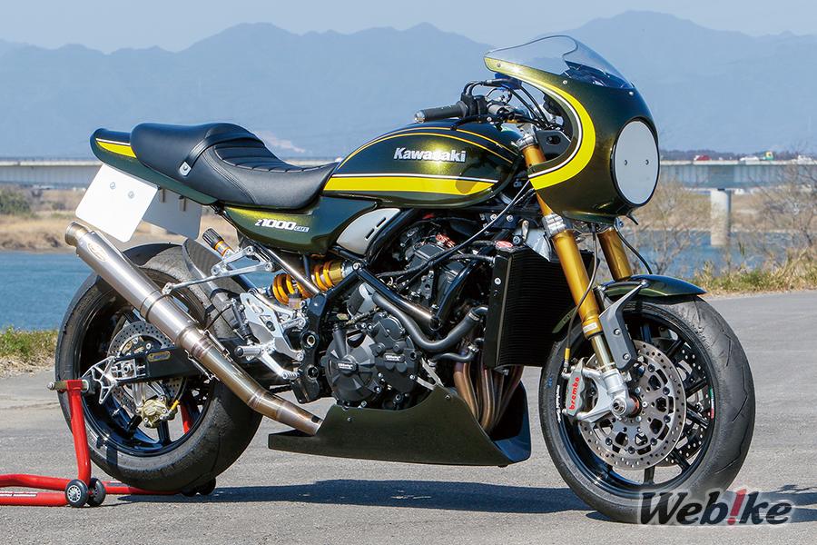 Die ultimative Fusion: KAWASAKI Z900RS CAFE Benutzerdefiniert von Wheelie