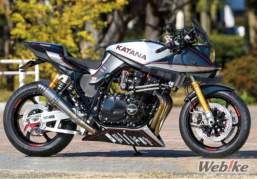 Eine kontinentalübergreifende Kollaboration: SUZUKI GSX1000S KATANA Benutzerdefiniert von SANCTUARY