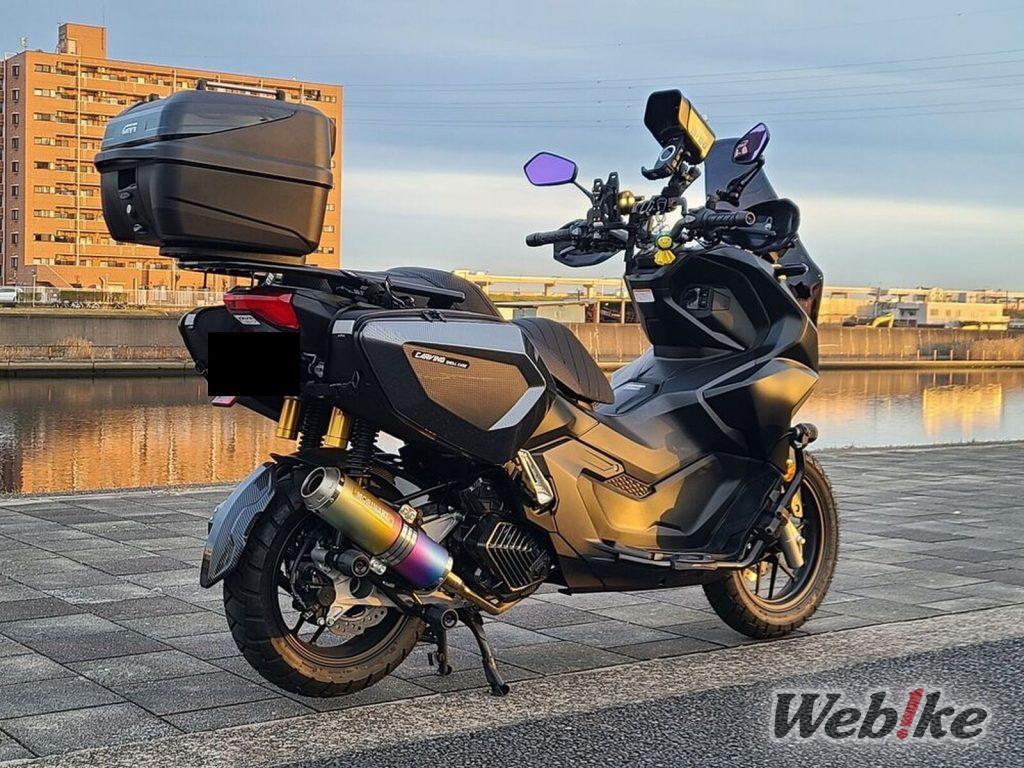 Morgensonne und Benutzerdefiniert Fun: HONDA ADV160 Benutzerdefiniert