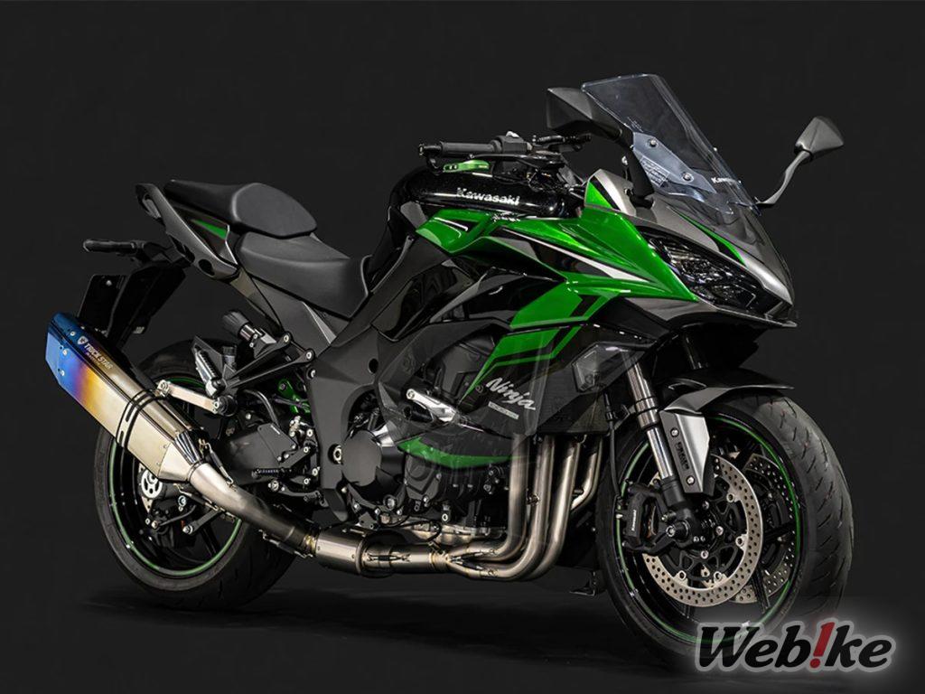 [Neues Produkt] TRICK STAR stellt den „IKAZUCHI“-Vollauspuff für die Ninja 1000SX (23-24) vor