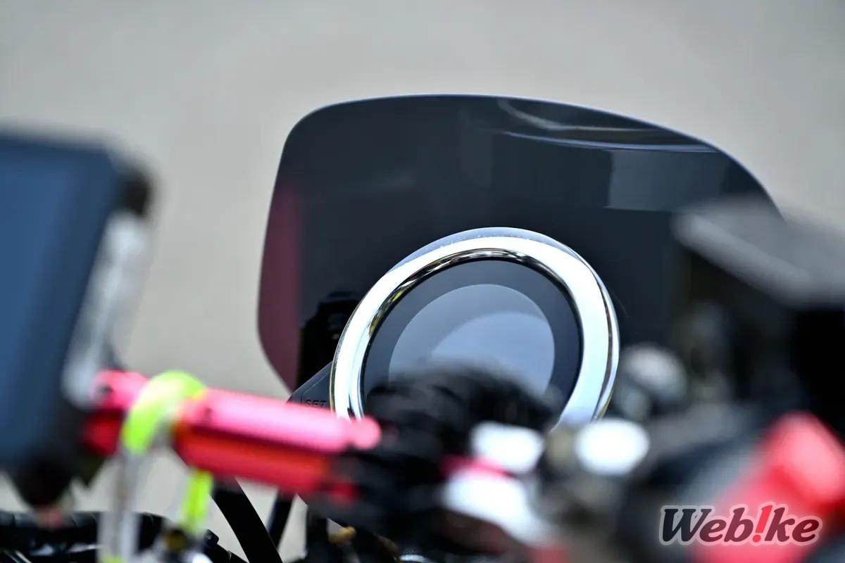 Asahi Windshield Meter Visor on the Monkey125 (1)