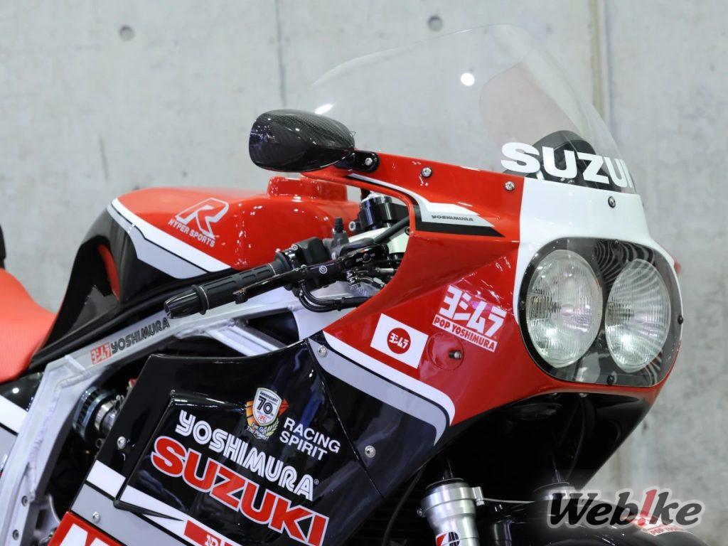 Eine komplette Maschine, die die legendäre YOSHIMURA GSX-R750 „No. 604“ wiederbelebt, wird enthüllt! Erste Tranche des Yoshimura Heritage Parts Project [Tokyo Motorcycle Show 2025]